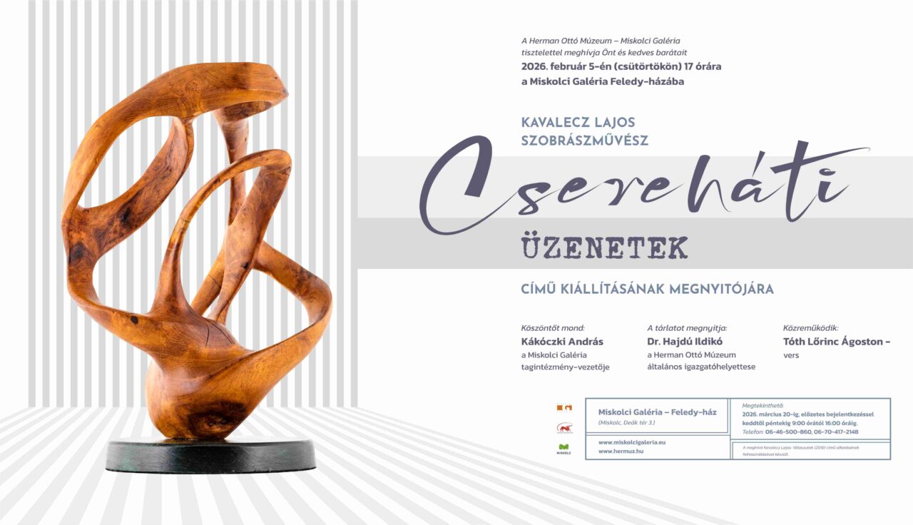 Kavalecz Lajos kiállítása - meghívó